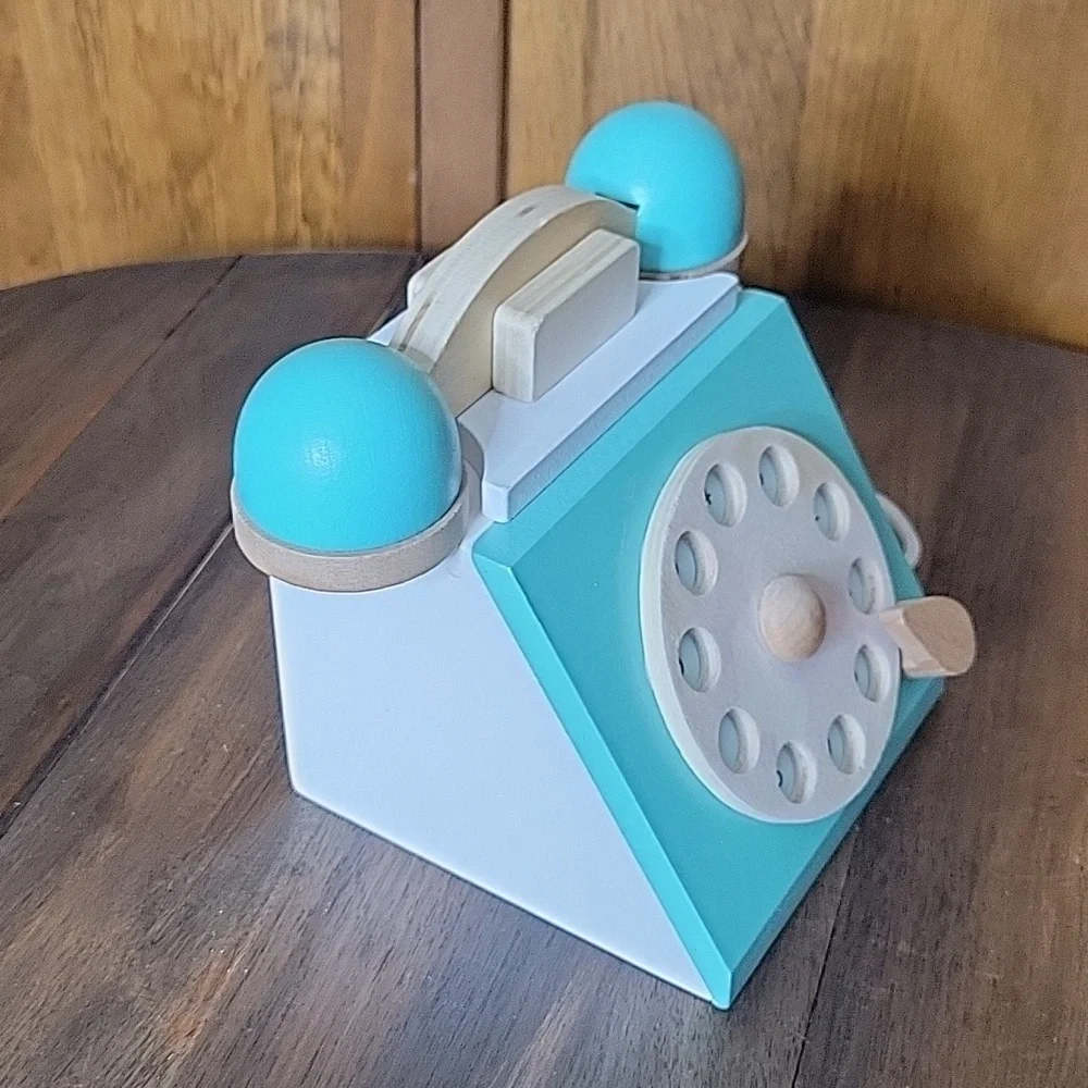 Wooden Wink Montessori Wooden Telephone Toy